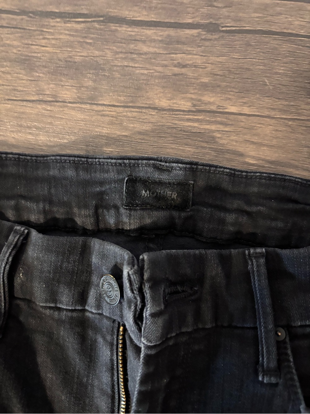 MOTHER black jeans size waist 31 - Picture 3 of 4